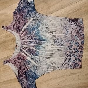 Cold shoulder blouse